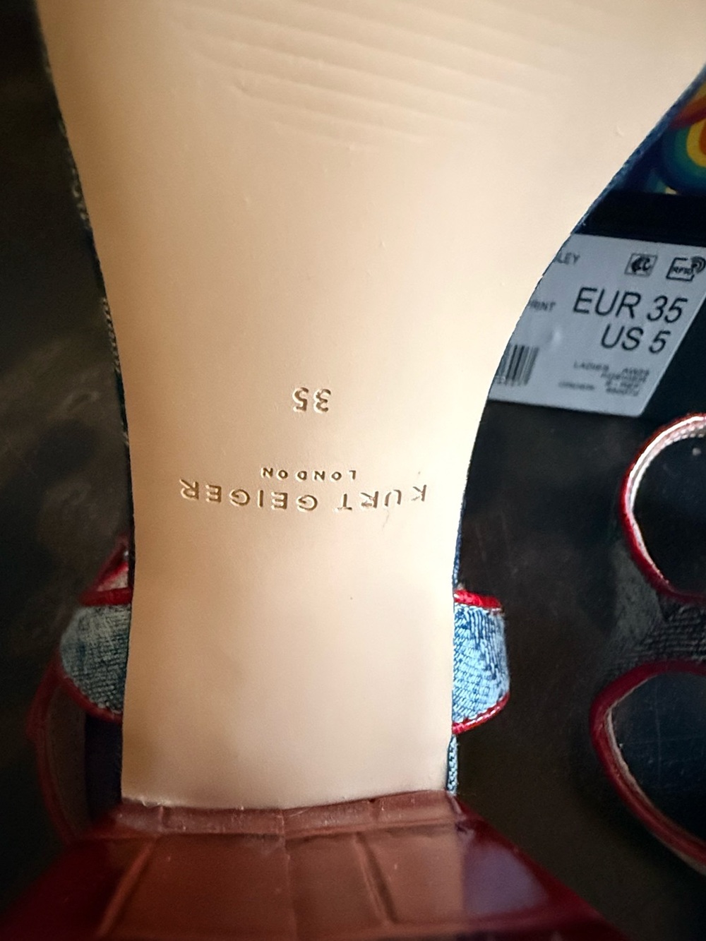Kurt Geiger Kensington Langley Sandal - Picture 6 of 7